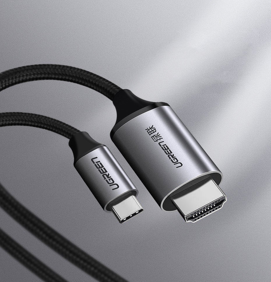 Audio- ja videokaapeli USB-C - HDMI UGREEN MM142, 1.5m, Musta