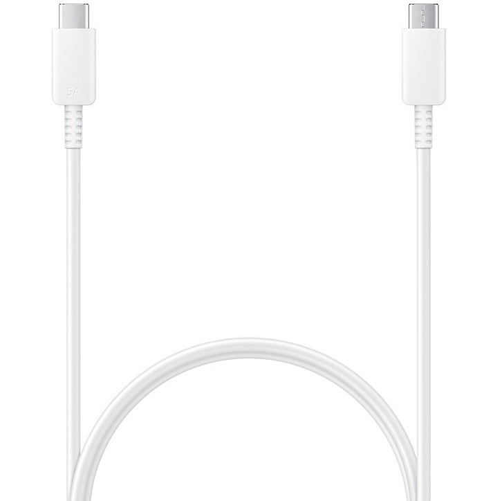 USB-C - USB-C Samsung EP-DN975 tiedonsiirto- ja latauskaapeli, 100W, 1m, valkoinen EP-DN975BWEGWW