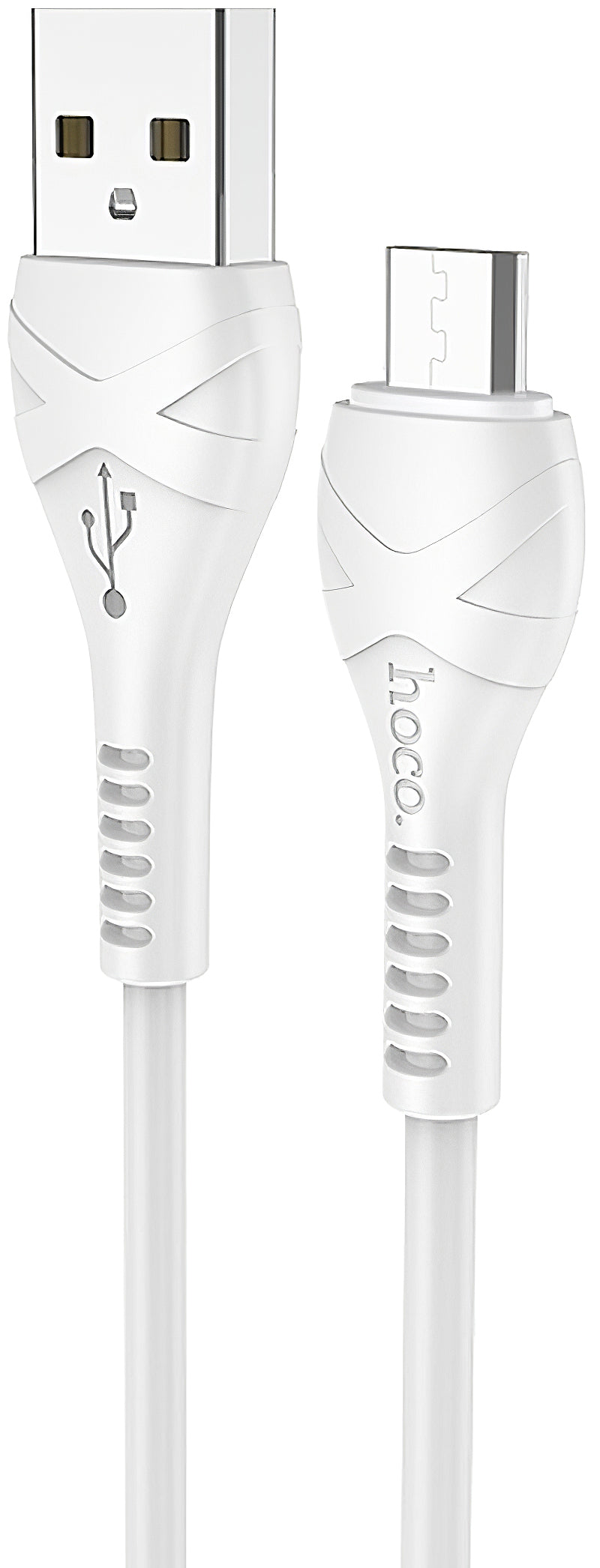 USB-A - microUSB HOCO X37 -lataus- ja tiedonsiirtokaapeli, 18W, 1m, Valkoinen