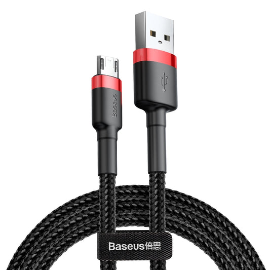 Tieto- ja latauskaapeli USB-A - microUSB Baseus Cafule, 18W, 1m, punainen CAMKLF-B91