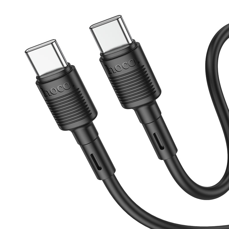 USB-C data- ja latauskaapeli - USB-C HOCO X83 Victory USB-C, 60W, 1m, musta