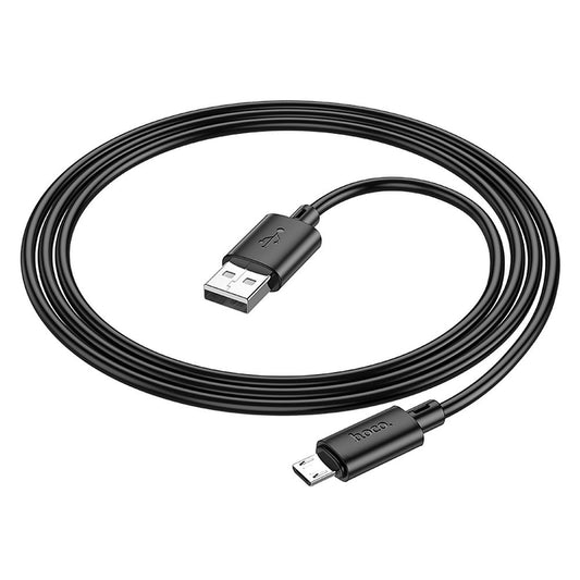 HOCO X88 USB-A - microUSB data- ja latauskaapeli, 18W, 1m, musta