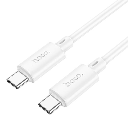USB-C data- ja latauskaapeli - USB-C HOCO X88, 60W, 1m, valkoinen
