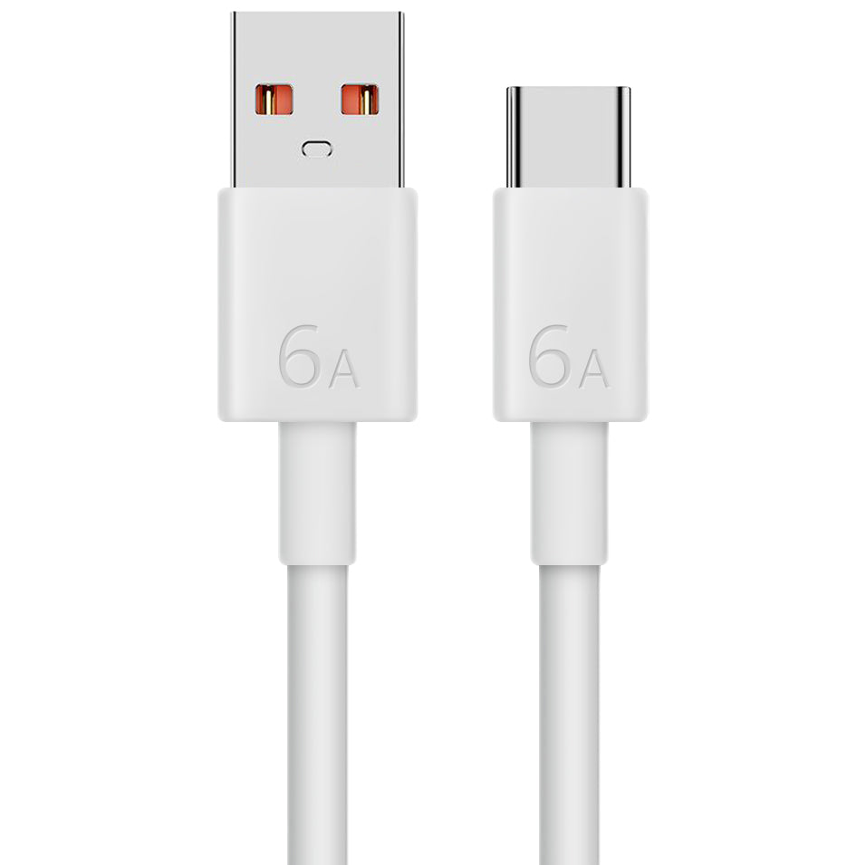 Tieto- ja latauskaapeli USB-A - USB-C Huawei, 66W, 1m, valkoinen 04072004