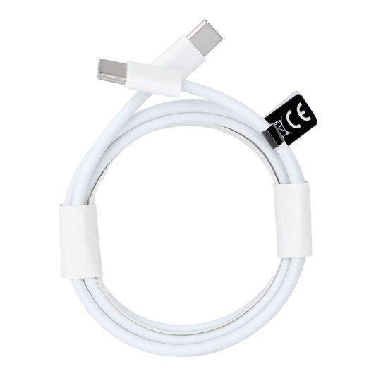 USB-C data- ja latauskaapeli - USB-C OEM USB-C HD26 Box, 30W, 2m, valkoinen