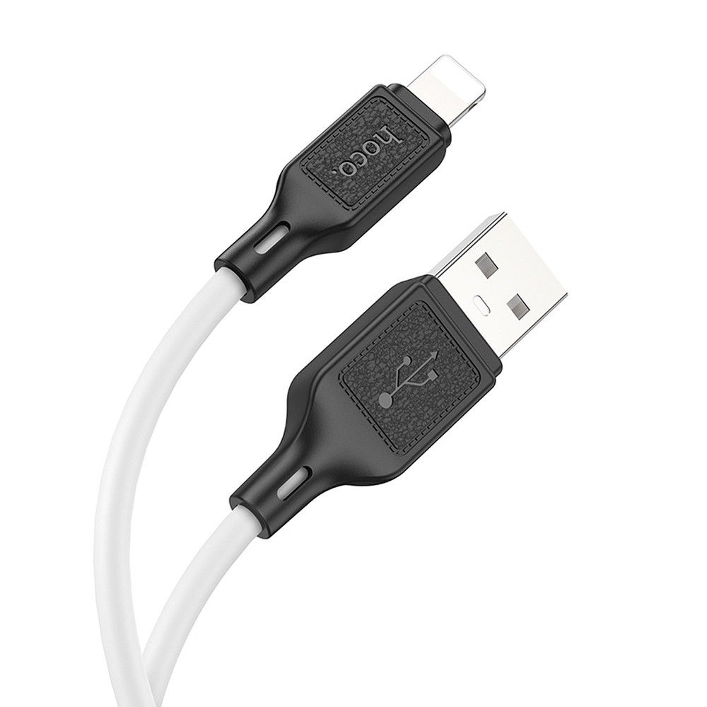 USB-A - Lightning HOCO X90 Data- ja Latauskaapeli, 18W, 1m, Valkoinen