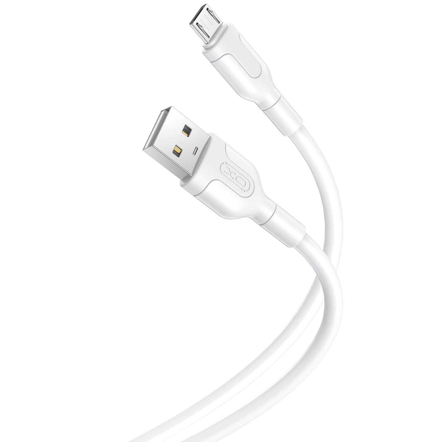 USB-A - microUSB-lataus- ja tiedonsiirtokaapeli XO Design NB212, 18W, 1m, Valkoinen
