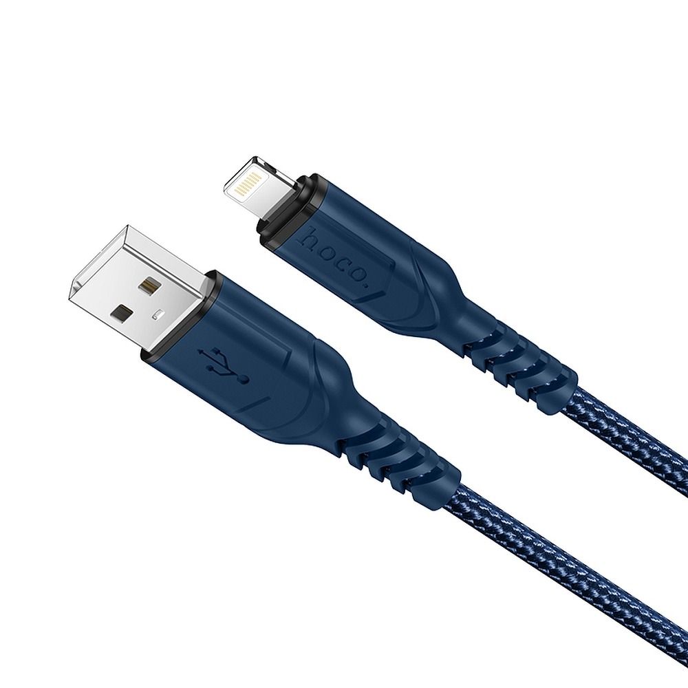 USB-A - Lightning HOCO X59 Victory -data- ja latauskaapeli, 18W, 1m, Sininen