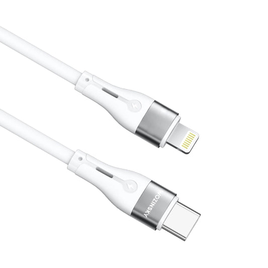 USB-C - Lightning WZK WSTCL1 -kaapeli, 27W, 1m, Valkoinen