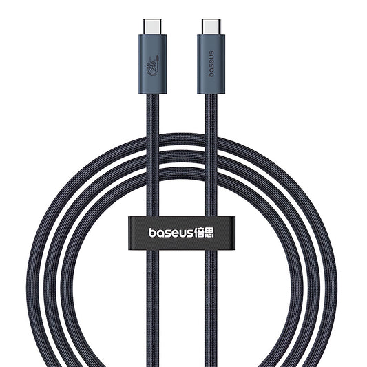 USB-C - USB-C Baseus Flash Series II -data- ja latauskaapeli, 240W, 1m, Musta P10311803111-00