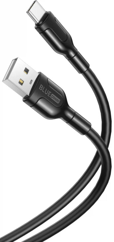 USB-A - USB-C Blue Power BNB212 Data- ja Latauskaapeli, 18W, 1m, Valkoinen