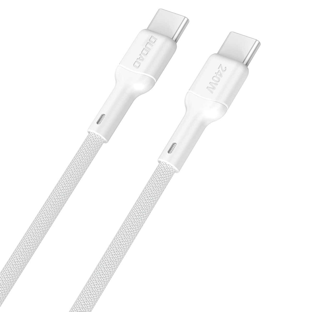 USB-C - USB-C Dudao L9C Max Data- ja Latauskaapeli, 240W, 2m, Valkoinen