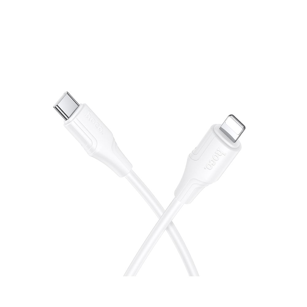 USB-C - Lightning HOCO X124 Data- ja Latauskaapeli, 27W, 1m, Valkoinen
