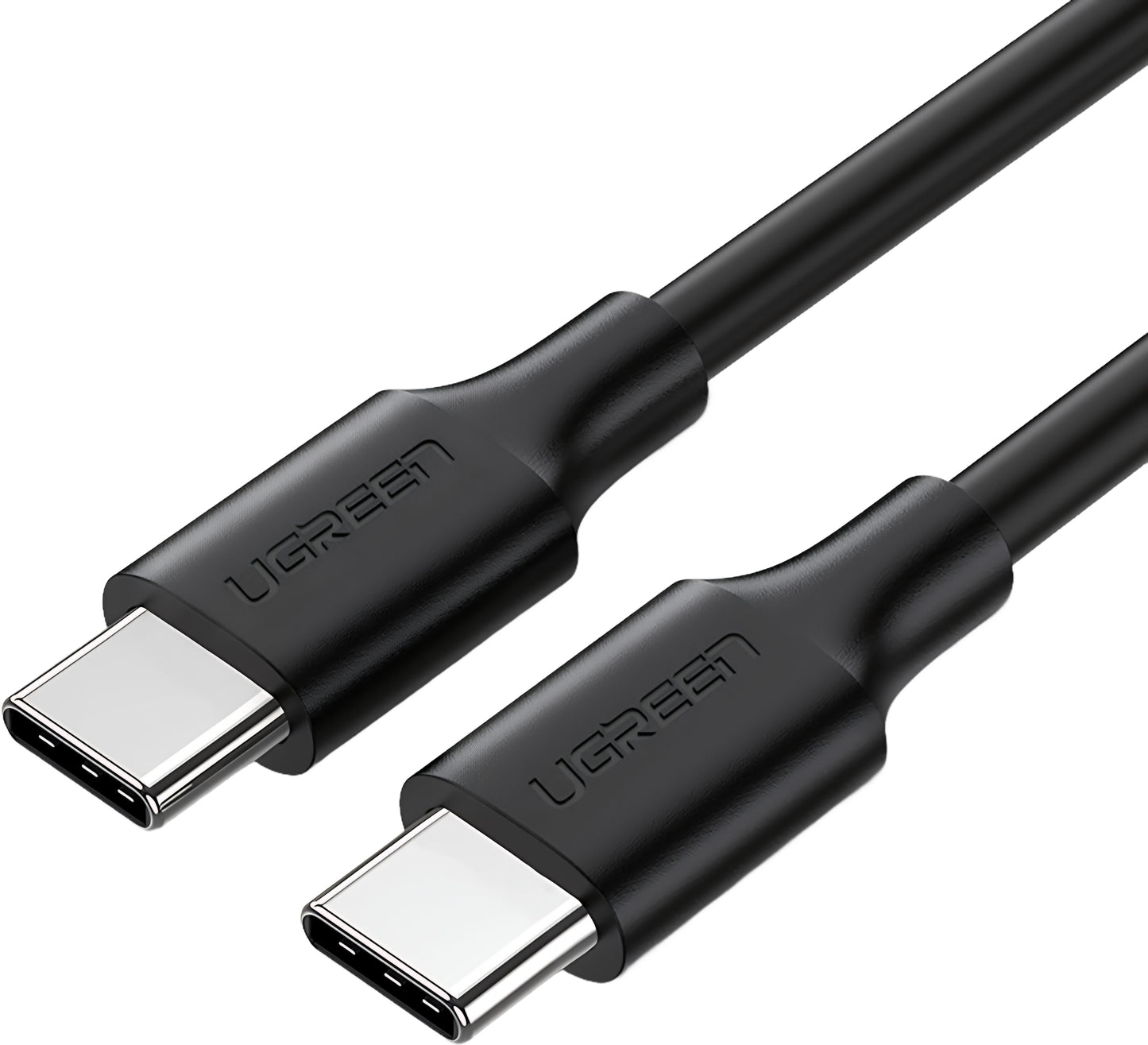 USB-C - USB-C UGREEN US286 Data- ja latauskaapeli, 60W, 3m, Musta