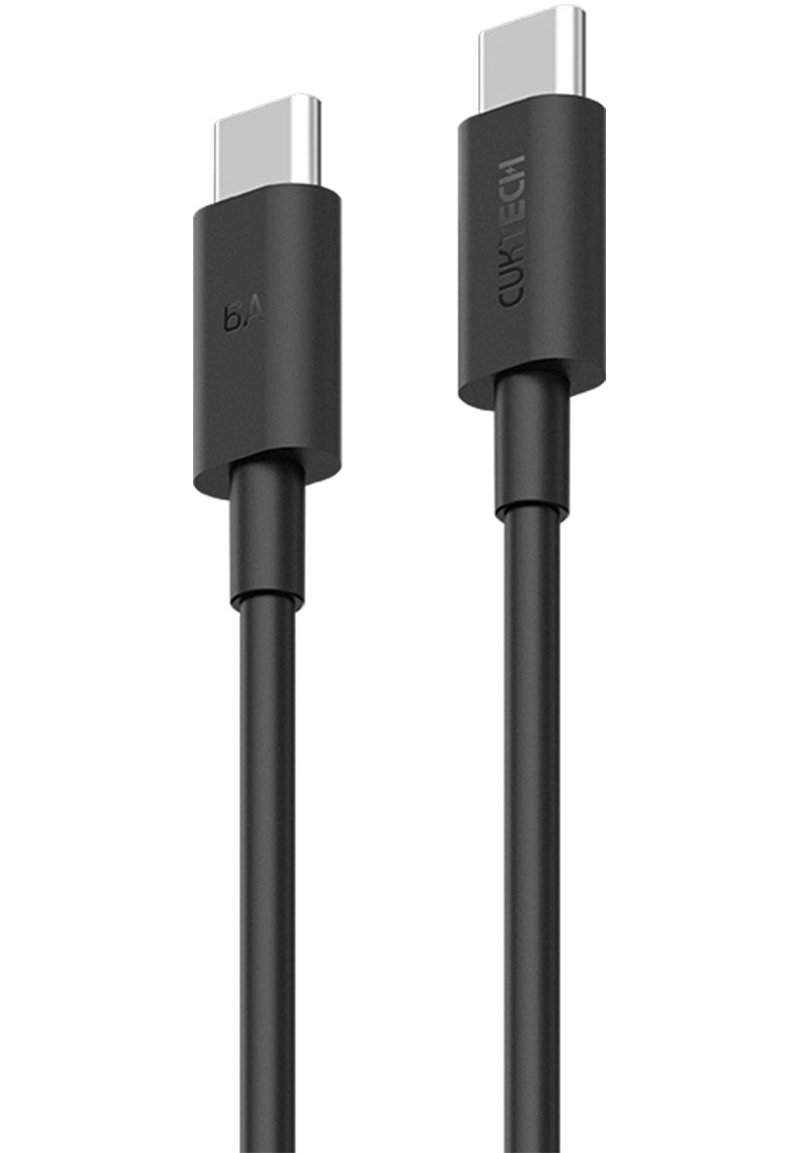 USB-C - USB-C Cuktech -data- ja latauskaapeli, 240W, 1.5m, Musta CKCTC615NCBK