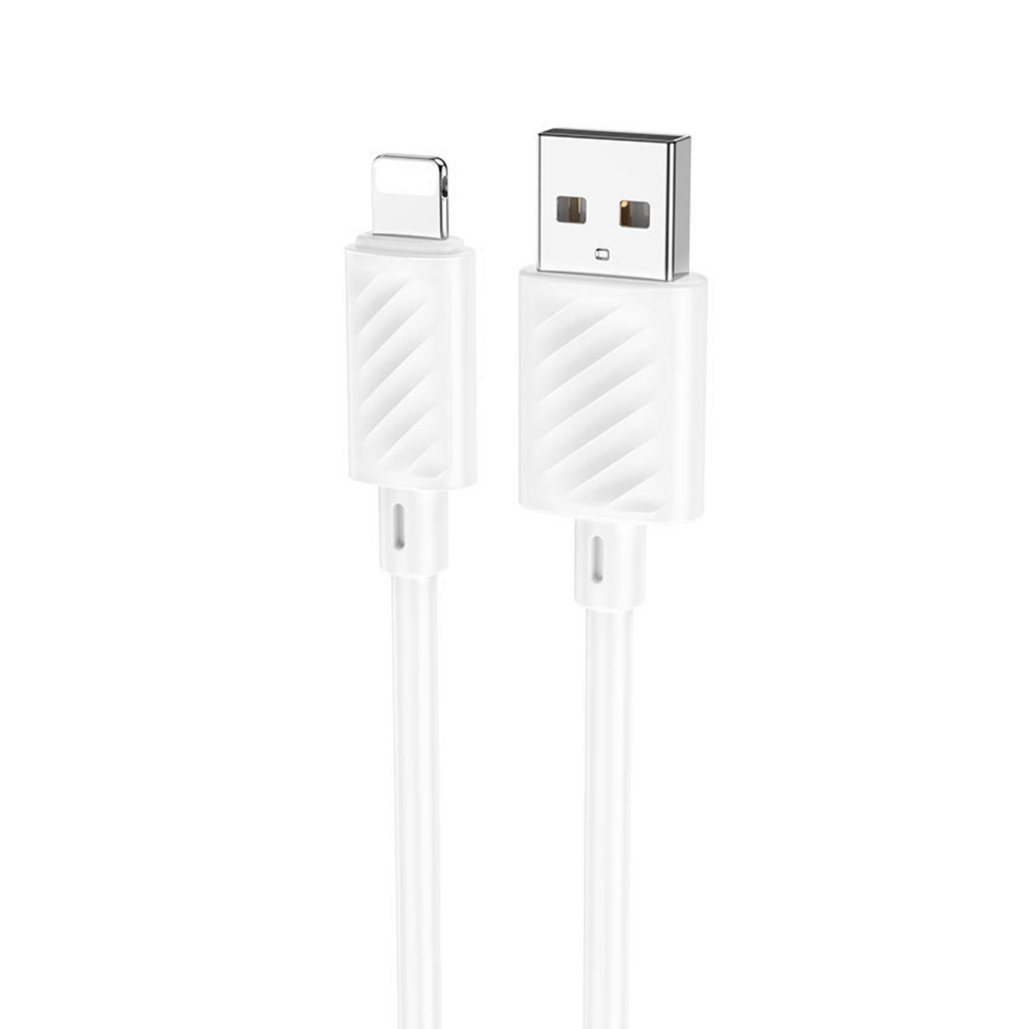 USB-A - Lightning HOCO X88 tiedonsiirto- ja latauskaapeli, 18W, 2m, valkoinen