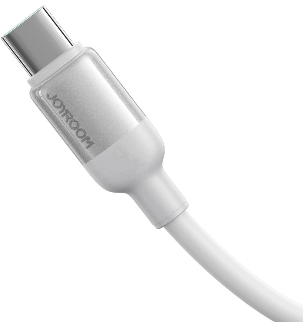 USB-A - USB-C Joyroom S-A62 Lively tiedonsiirto- ja latauskaapeli, 18W, 1,2m, valkoinen