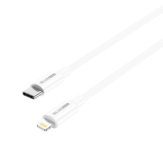 USB-C - Lightning data- ja latauskaapeli BLUE Power BBX36, 18W, 1m, valkoinen