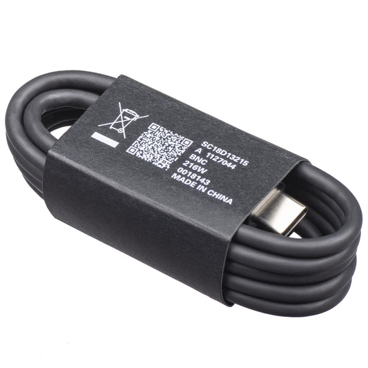USB-C - USB-C Motorola Data- ja Latauskaapeli, 1m, Musta SC18D13215