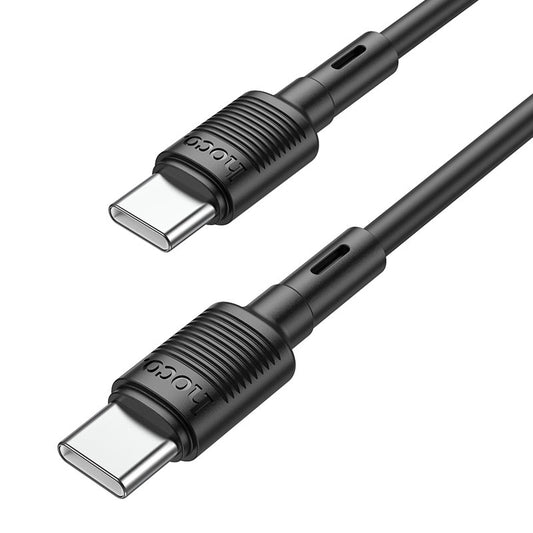 USB-C Data and Charging Cable - USB-C HOCO X83 Victory USB-C, 60W, 1m, Black