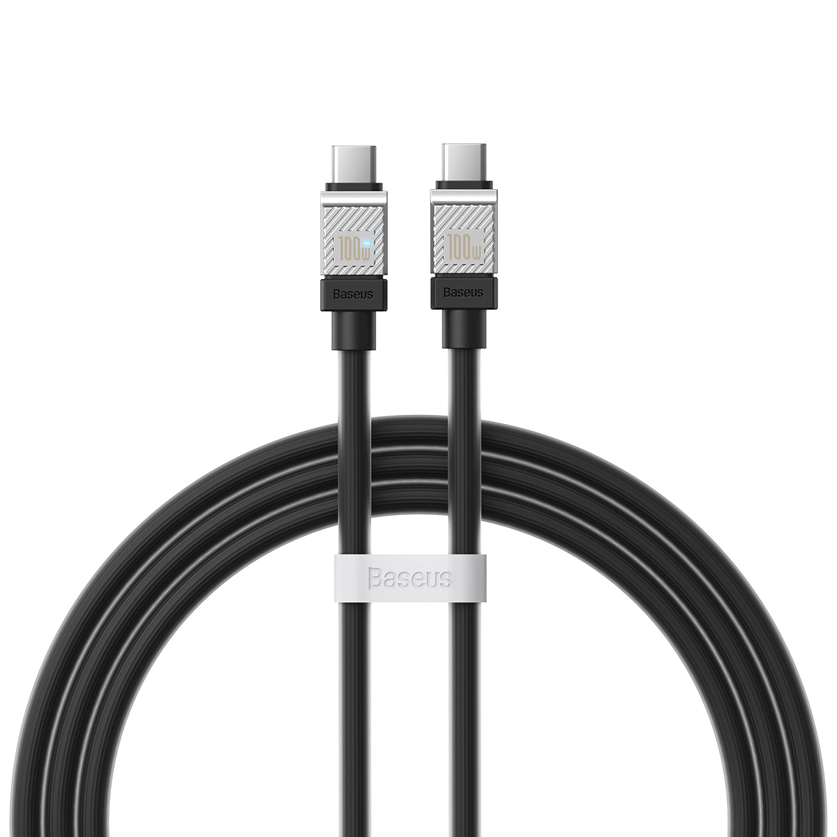 USB-C - USB-C Baseus CoolPlay -data- ja latauskaapeli, 100W, 1m, Musta CAKW000201