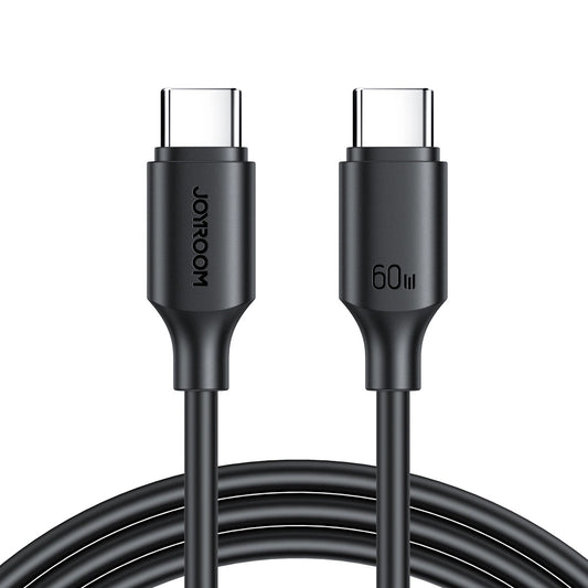 USB-C data- ja latauskaapeli - USB-C Joyroom S-CC060A9, 60W, 1m, musta