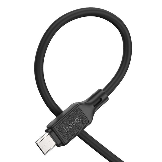 Tieto- ja latauskaapeli USB-A - microUSB HOCO X90, 18W, 1m, musta, musta