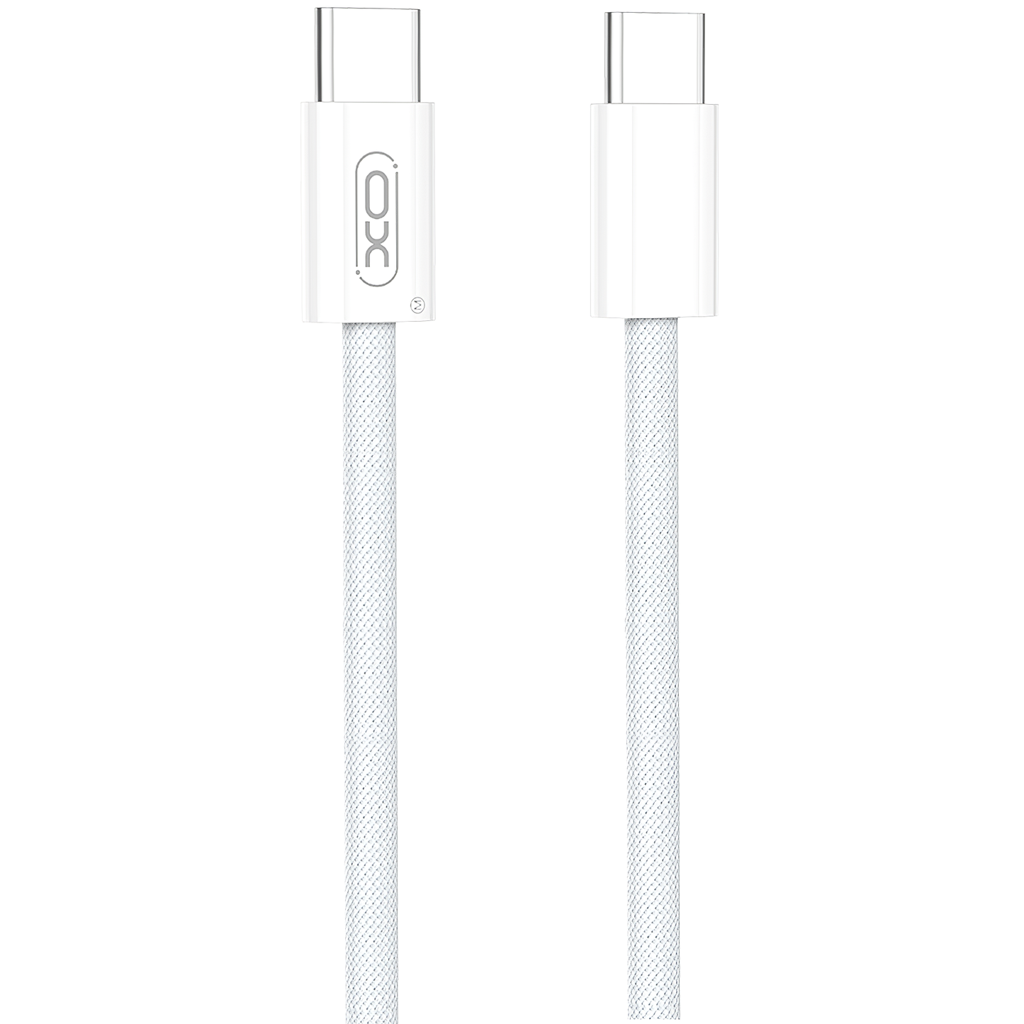 USB-C - USB-C -data- ja latauskaapeli XO Design NB-Q260A, 60W, 1m, Valkoinen