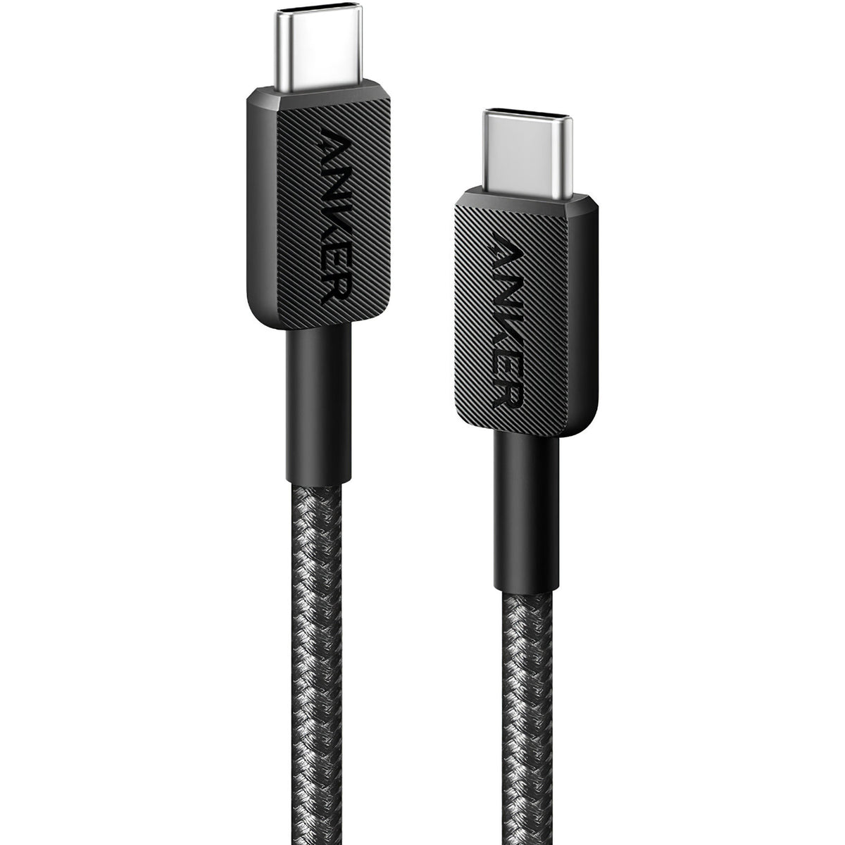 USB-C - USB-C Anker 322 -data- ja latauskaapeli, 60W, 1.8m, Musta A81F6G11