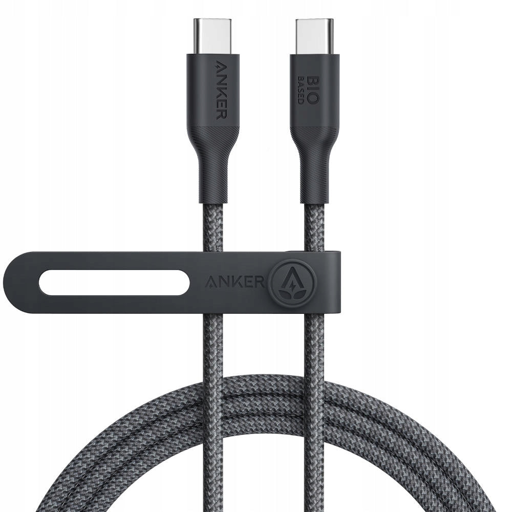 USB-C - USB-C Anker 544 Data- ja Latauskaapeli, 140W, 1.8m, Musta A80F6H11