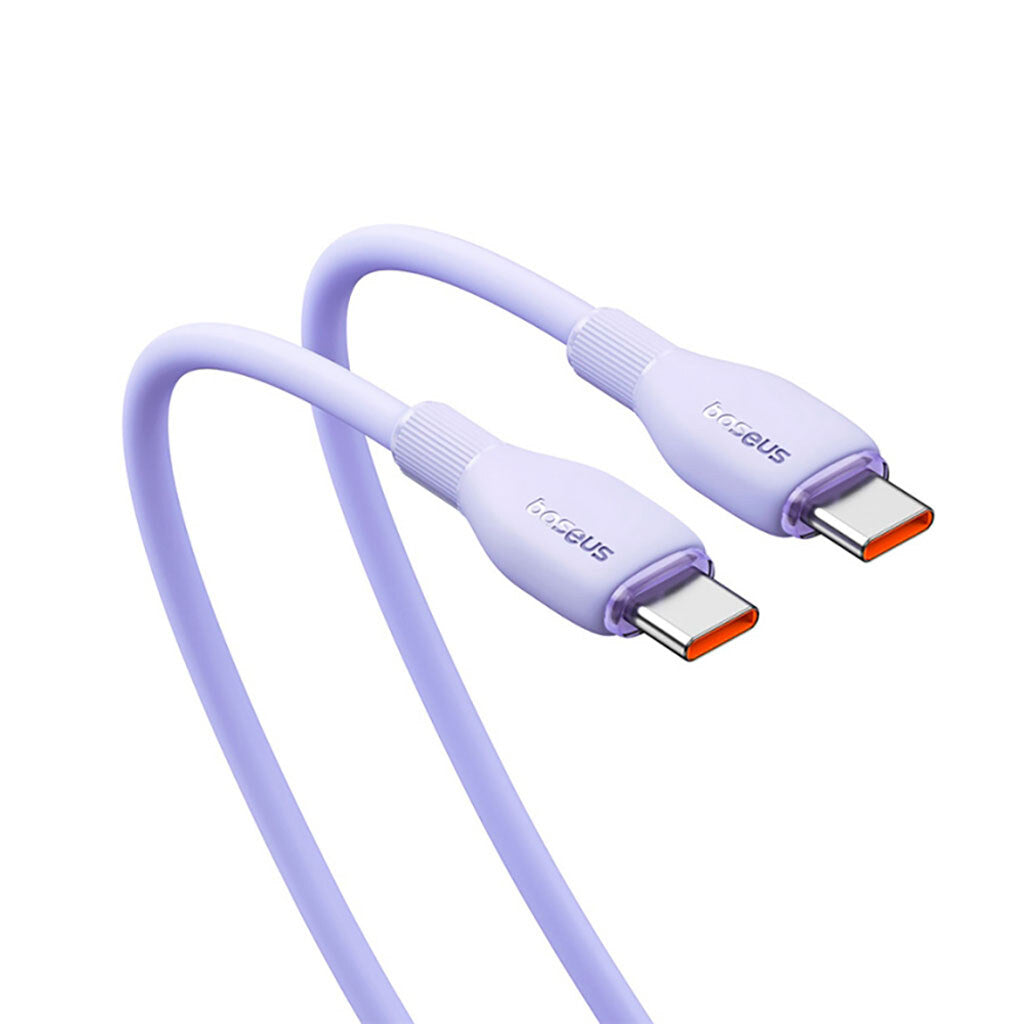USB-C - USB-C Baseus Pudding -data- ja latauskaapeli, 100W, 1.2m, Violetti P10355702511-00