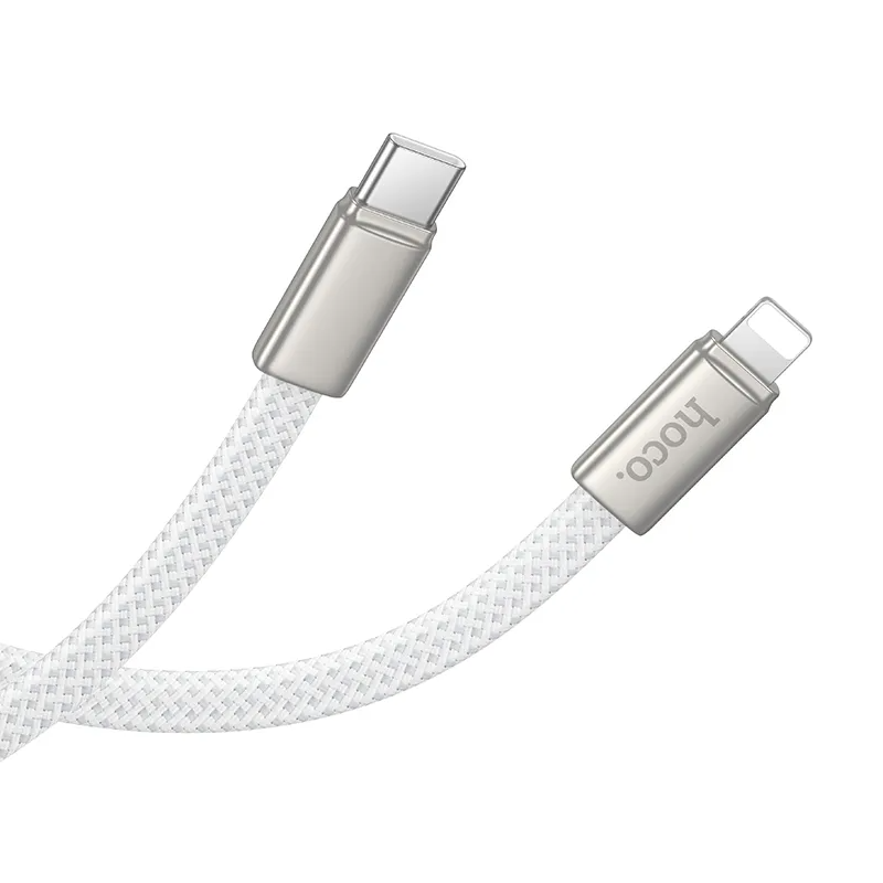 USB-C - Lightning HOCO X125 -data- ja latauskaapeli, 30W, 1m, Valkoinen