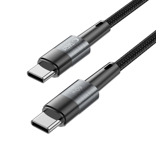 USB-C-tietojen- ja latauskaapeli - USB-C Tech-Protect Ultraboost, 60W, 2m, Harmaa