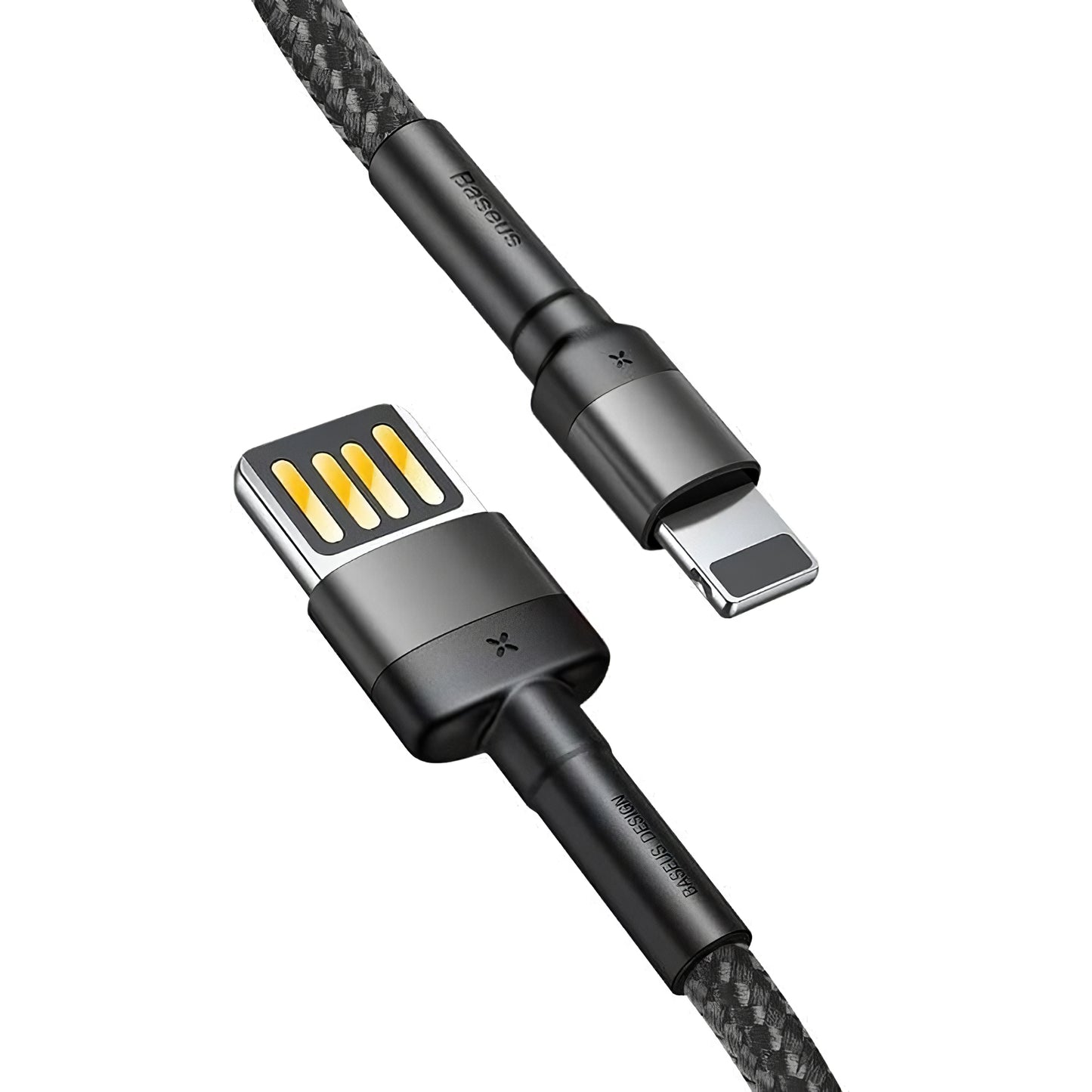 USB-A - Lightning Baseus Cafule Special Edition -data- ja latauskaapeli, 18W, 2m, Harmaa CALKLF-HG1