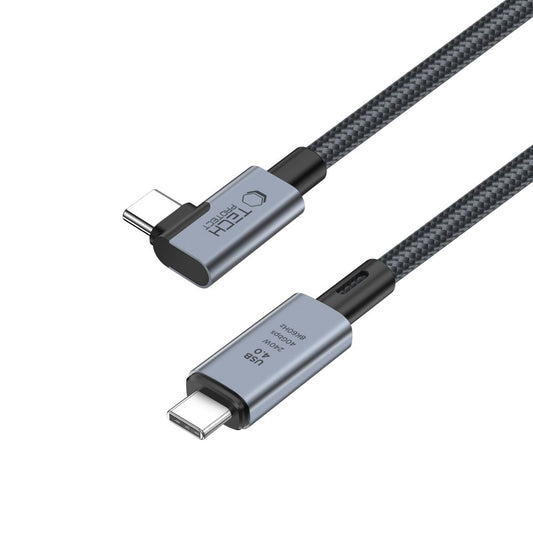 USB-C data- ja latauskaapeli - USB-C Tech-Protect Ultraboost Max L, 240W, 1.5m, harmaa