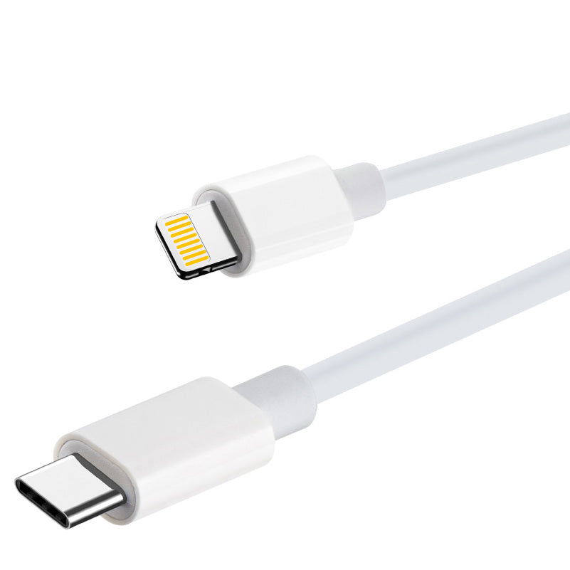 USB-C - Lightning MaXlife MXUC-05 Data- ja Latauskaapeli, 20W, 1m, Valkoinen