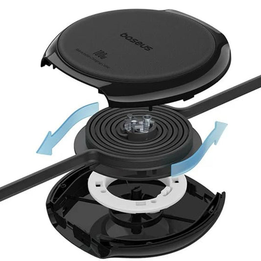 USB-C - USB-C Baseus Pathfinder Retractable -data- ja latauskaapeli, 100W, 1m, Musta P10368400111-00