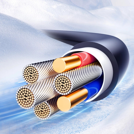 Data- ja latauskaapeli USB-A - Lightning Joyroom S-A43 Crystal, 18W, 1.5m, Musta