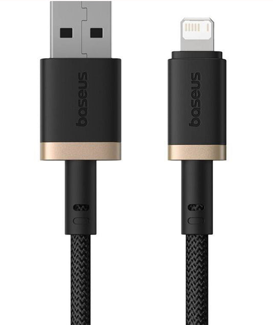 USB-A - Lightning Baseus Dura Series -data- ja latauskaapeli, 18W, 1m, Kulta P10377801U01-00