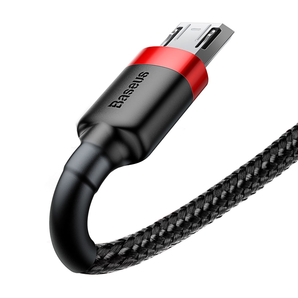 Tieto- ja latauskaapeli USB-A - microUSB Baseus Cafule, 18W, 1m, punainen CAMKLF-B91