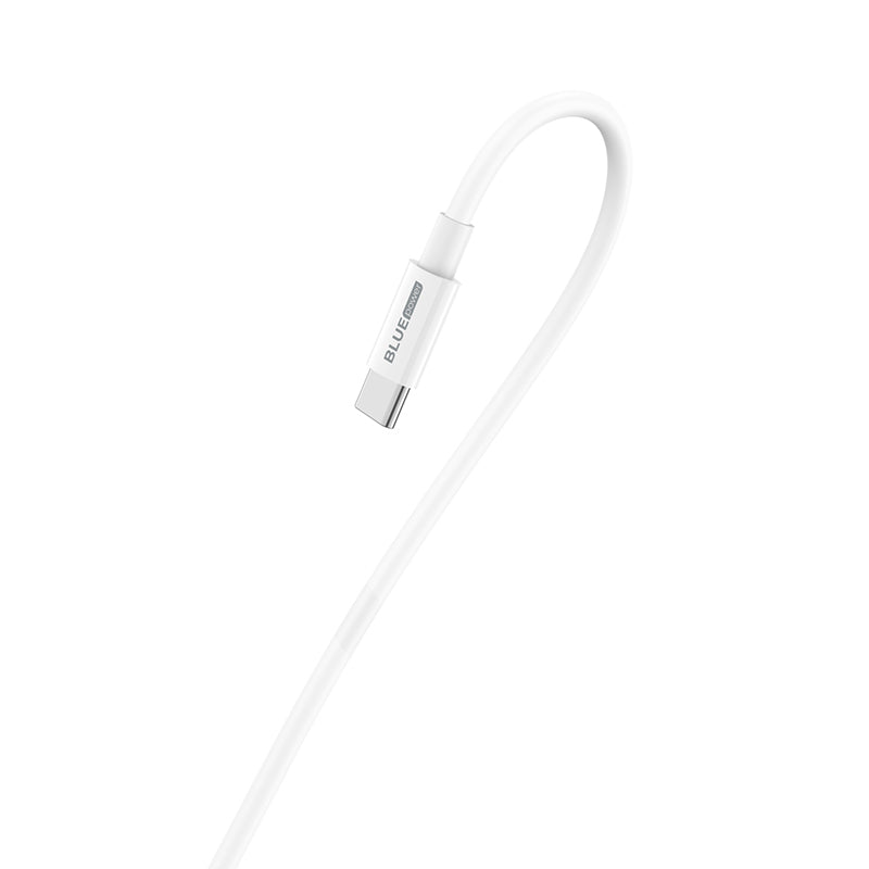 USB-C data- ja latauskaapeli - USB-C BLUE BLUE Power BBX44, 100W, 1m, valkoinen