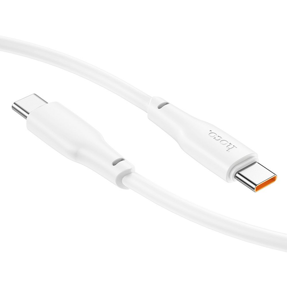 USB-C data- ja latauskaapeli - USB-C HOCO X93 USB-C, 100W, 2m, valkoinen