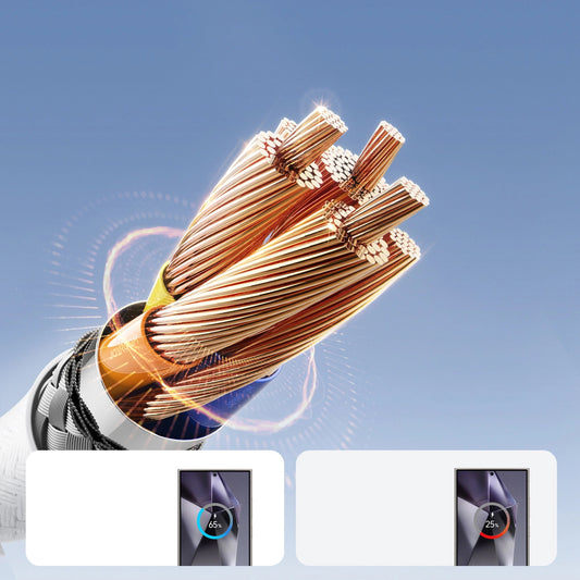 USB-A to USB-C Data and Charging Cable Joyroom S-A28 Flash, 30W, 2m, White