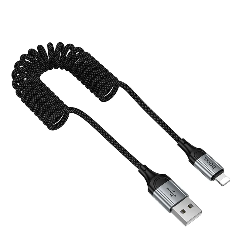 USB-A - Lightning HOCO X121 -data- ja latauskaapeli, 27W, 1.5m, Musta