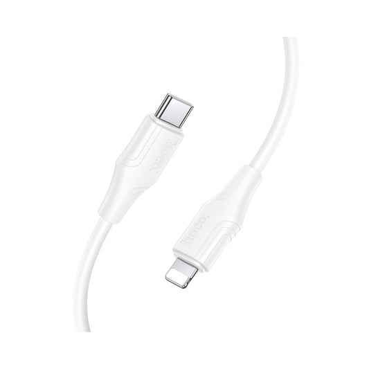USB-C - Lightning HOCO X124 Data- ja Latauskaapeli, 27W, 1m, Valkoinen
