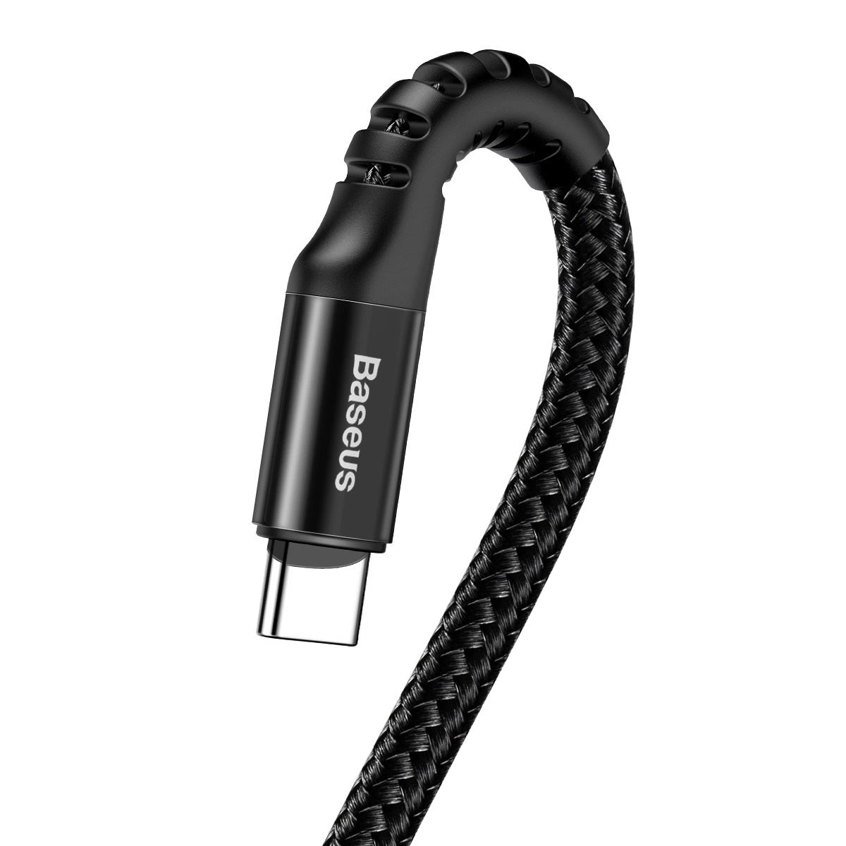 Tieto- ja latauskaapeli USB-A - USB-C Baseus Fish Eye Spring, 18W, 1m, musta CATSR-01 CATSR-01 CATSR-01