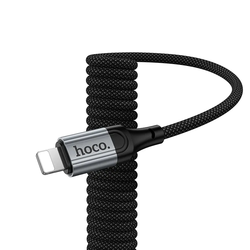 USB-C - Lightning HOCO X121 -data- ja latauskaapeli, 27W, 1.5m, Musta