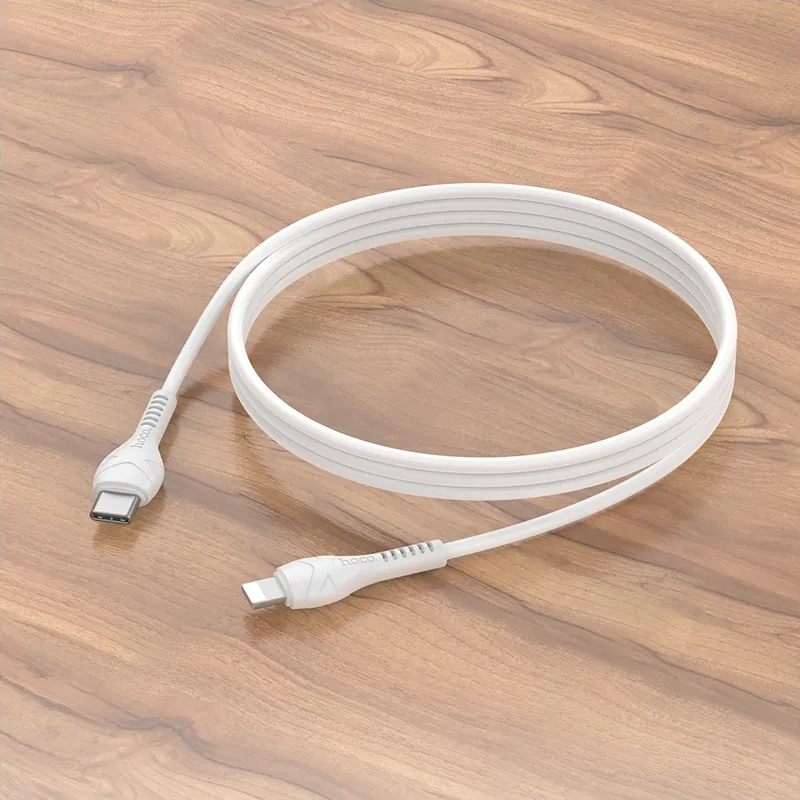 USB-C - Lightning HOCO X37 Data- ja Latauskaapeli, 27W, 1m, Valkoinen