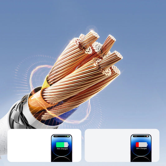 USB-C - Lightning Joyroom S-A28 Flash -kaapeli, 30W, 2m, Valkoinen