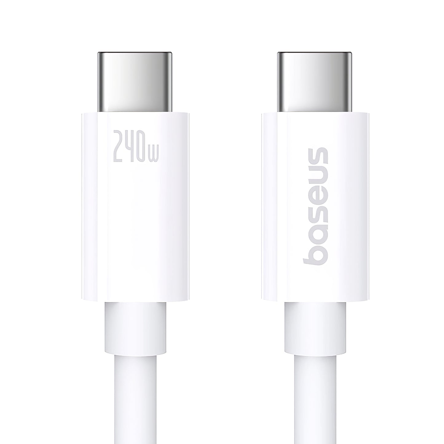 USB-C data- ja latauskaapeli - USB-C Baseus Superior Series 2, 240W, 1m, valkoinen P10365200211-02
